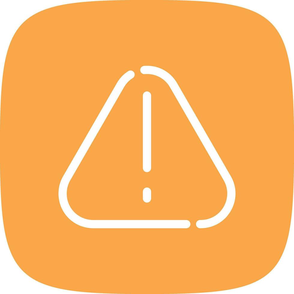 Warning Creative Icon Design vector