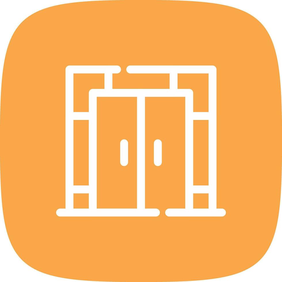 Door Creative Icon Design vector