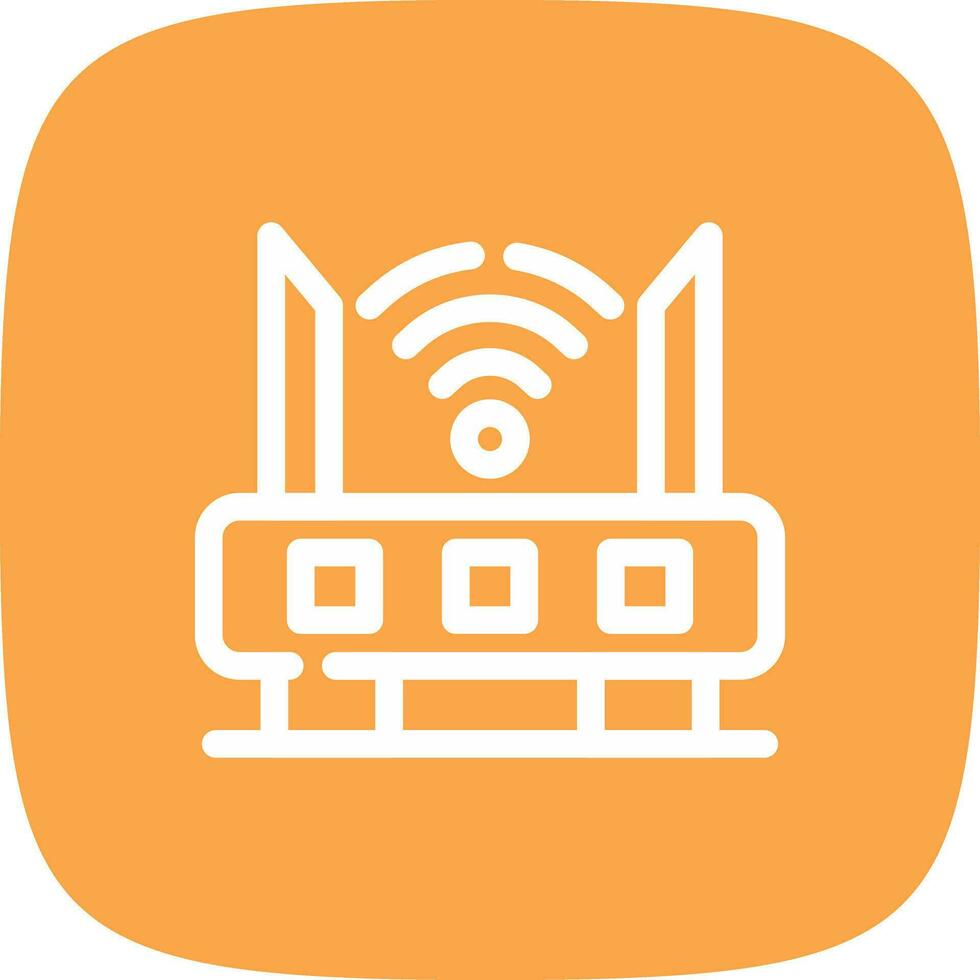 Router Creative Icon Design vector