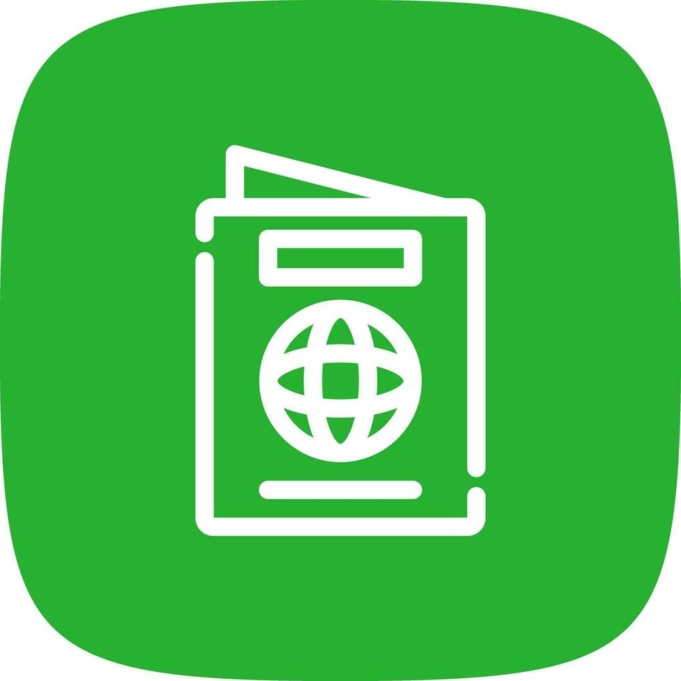 Passport Creative Icon Design vector