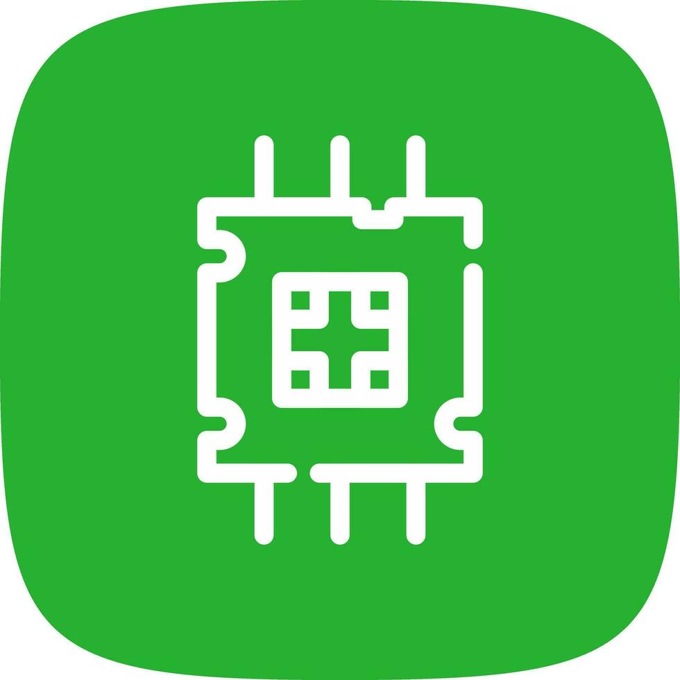 Processor Creative Icon Design vector