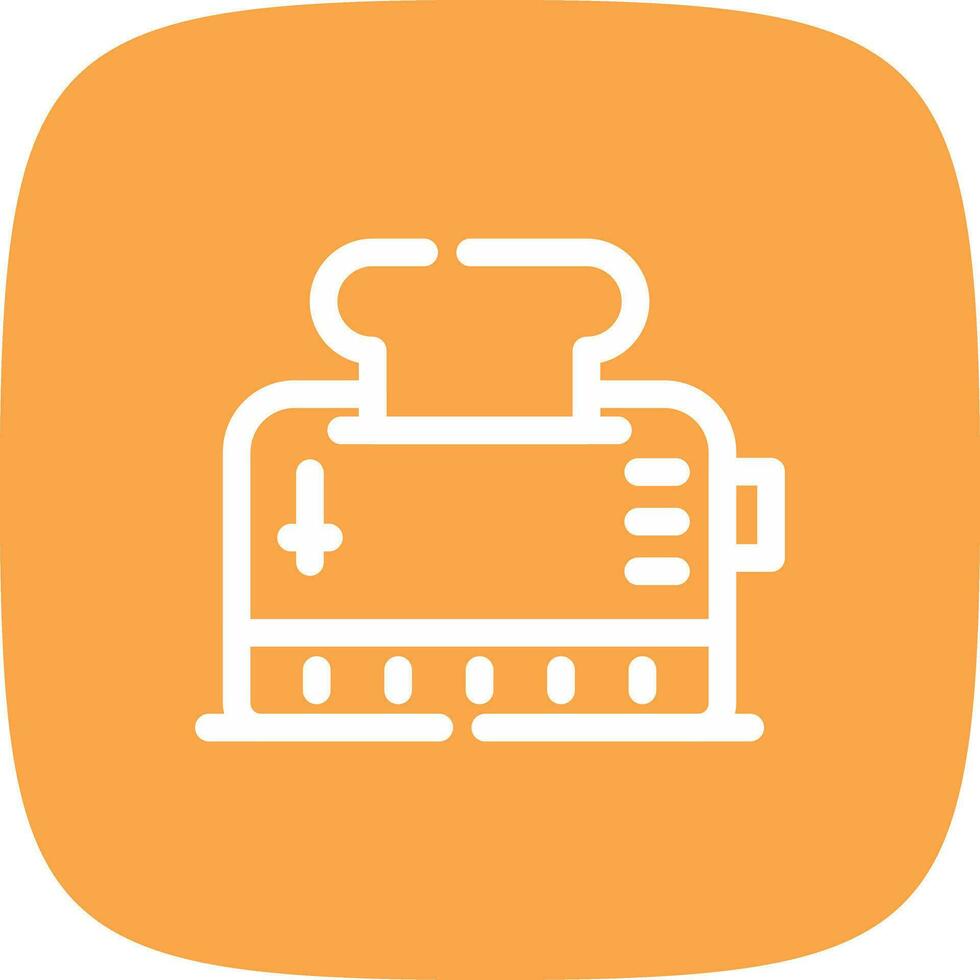 Toaster Creative Icon Design vector