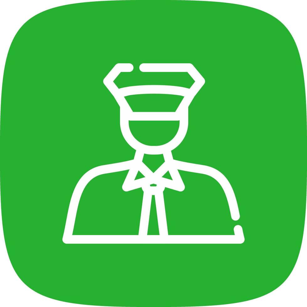 Policeman Creative Icon Design vector