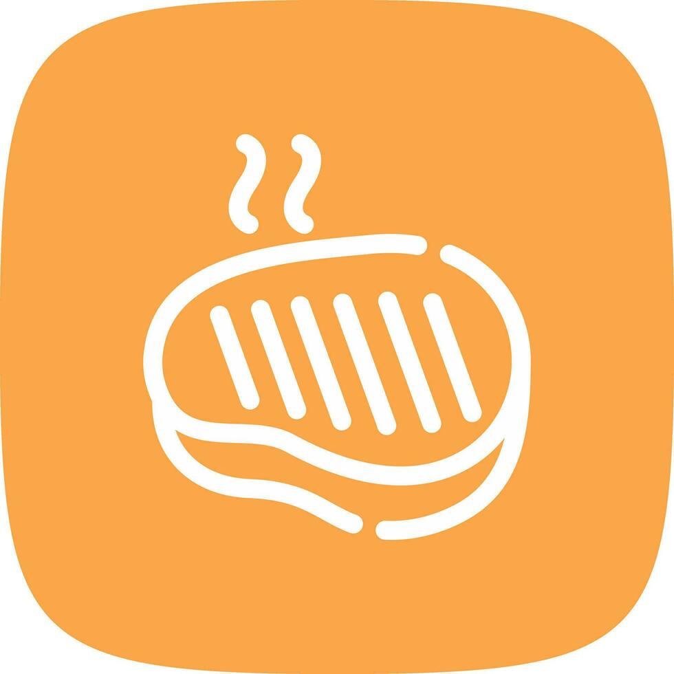 Steak Creative Icon Design vector