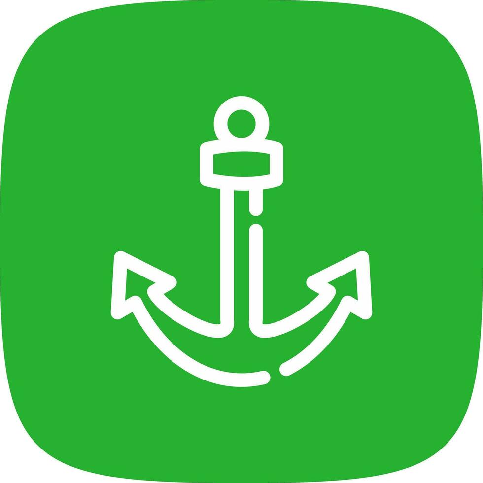 Anchor Creative Icon Design vector