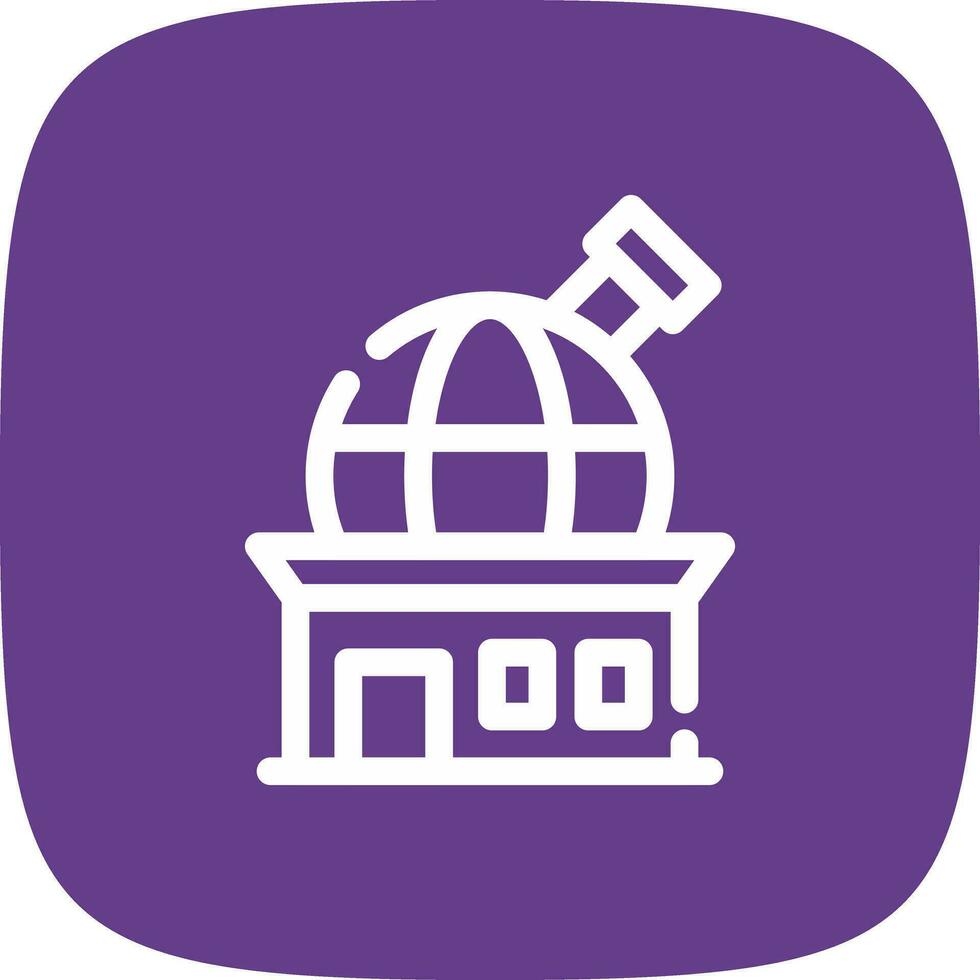 Observatory Creative Icon Design vector