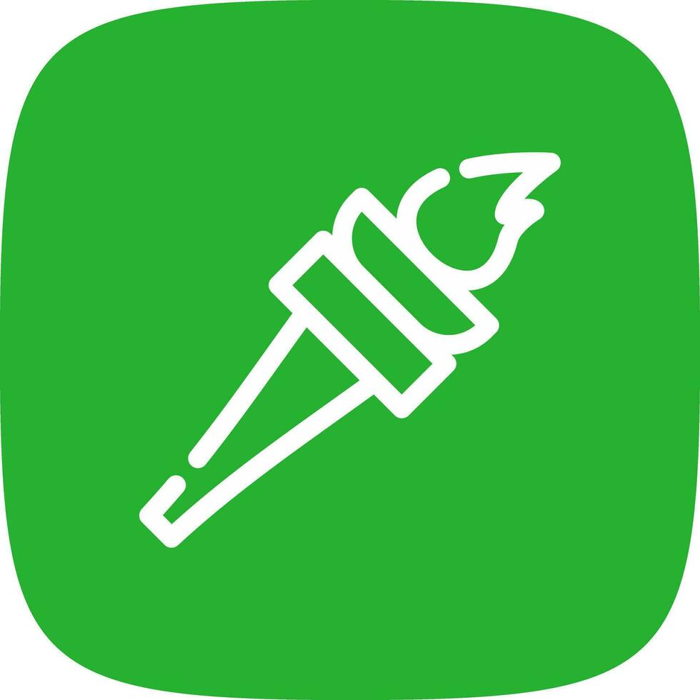 Torch Creative Icon Design vector
