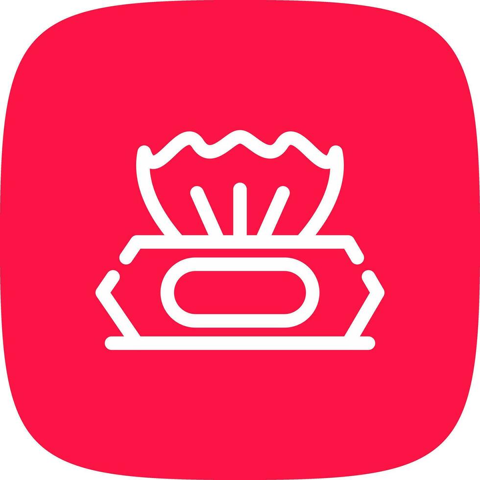 Makeup Remover Wipes Creative Icon Design vector