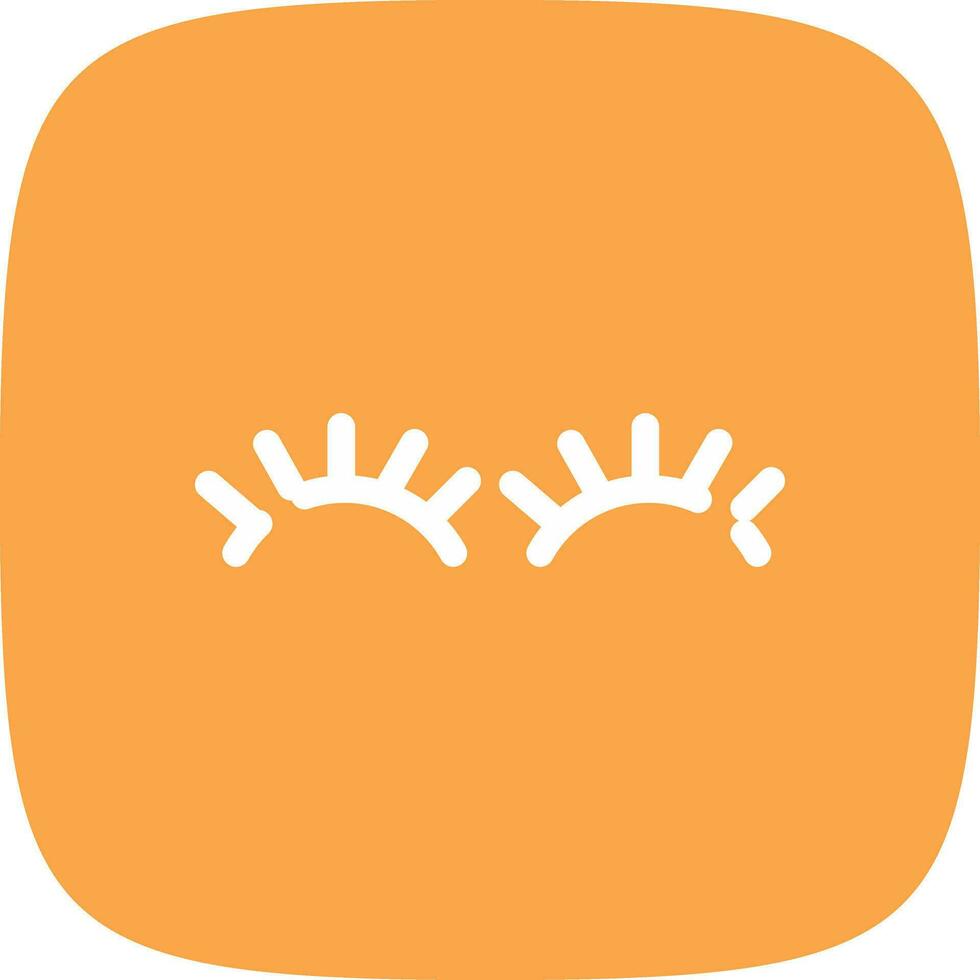 Eyelashes Creative Icon Design vector