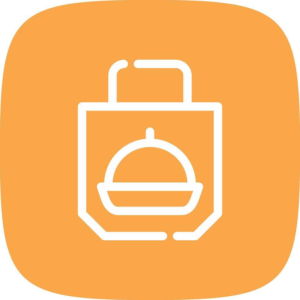 Food Delivery Creative Icon Design vector