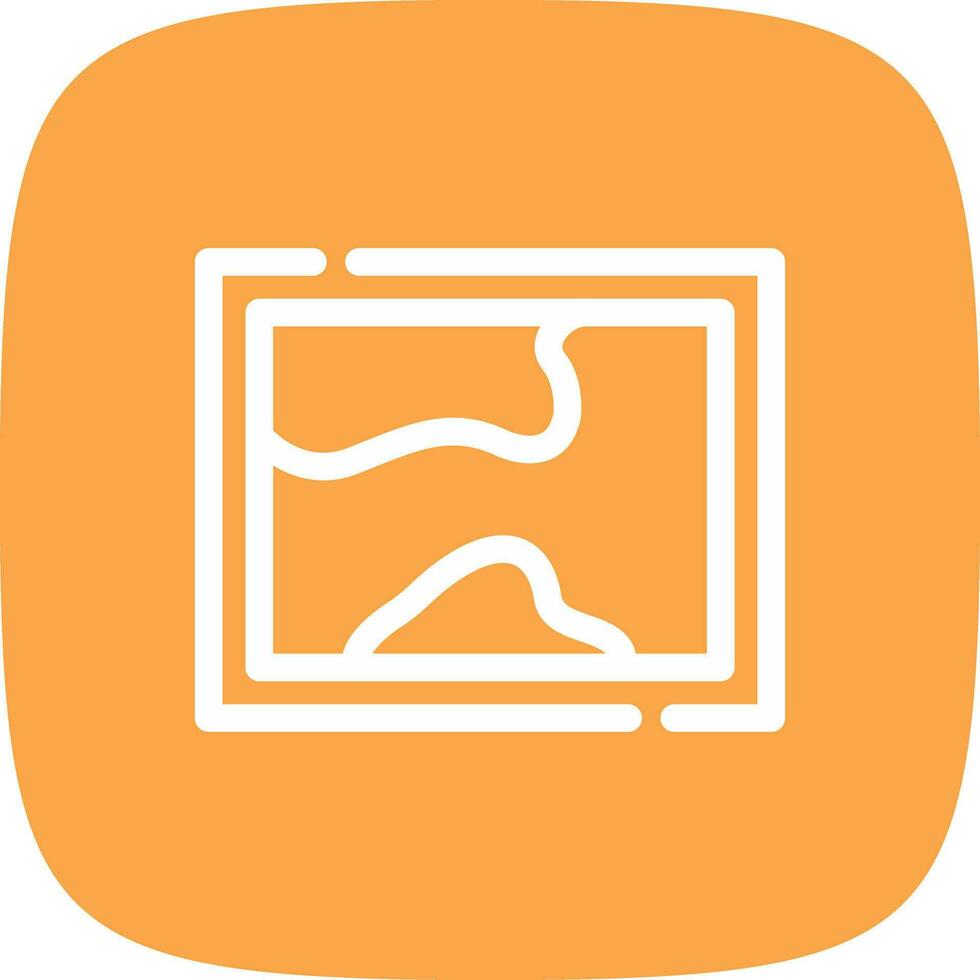 Map Creative Icon Design vector