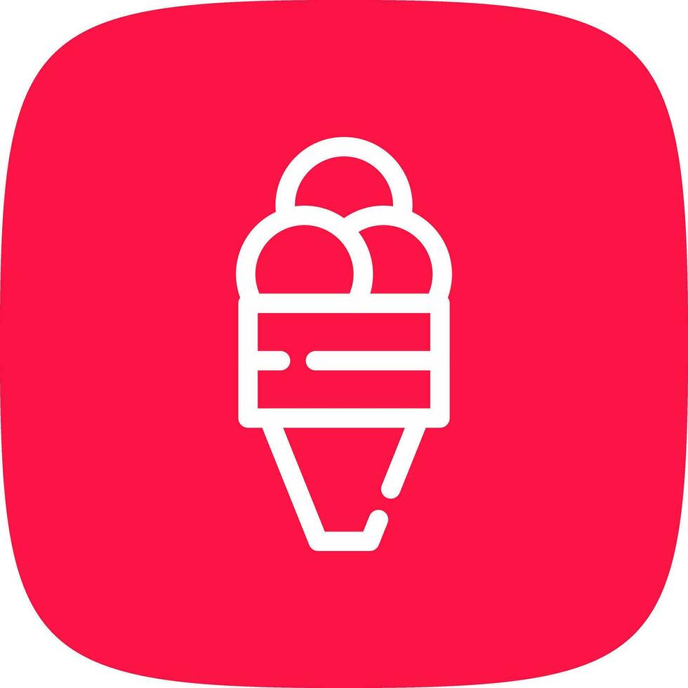 Ice Cream Creative Icon Design vector