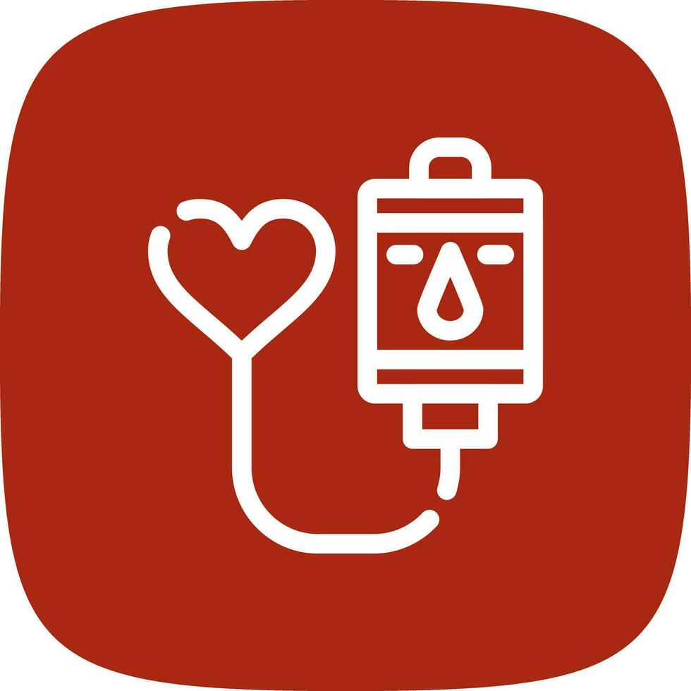 diseño de icono creativo de donación de sangre vector