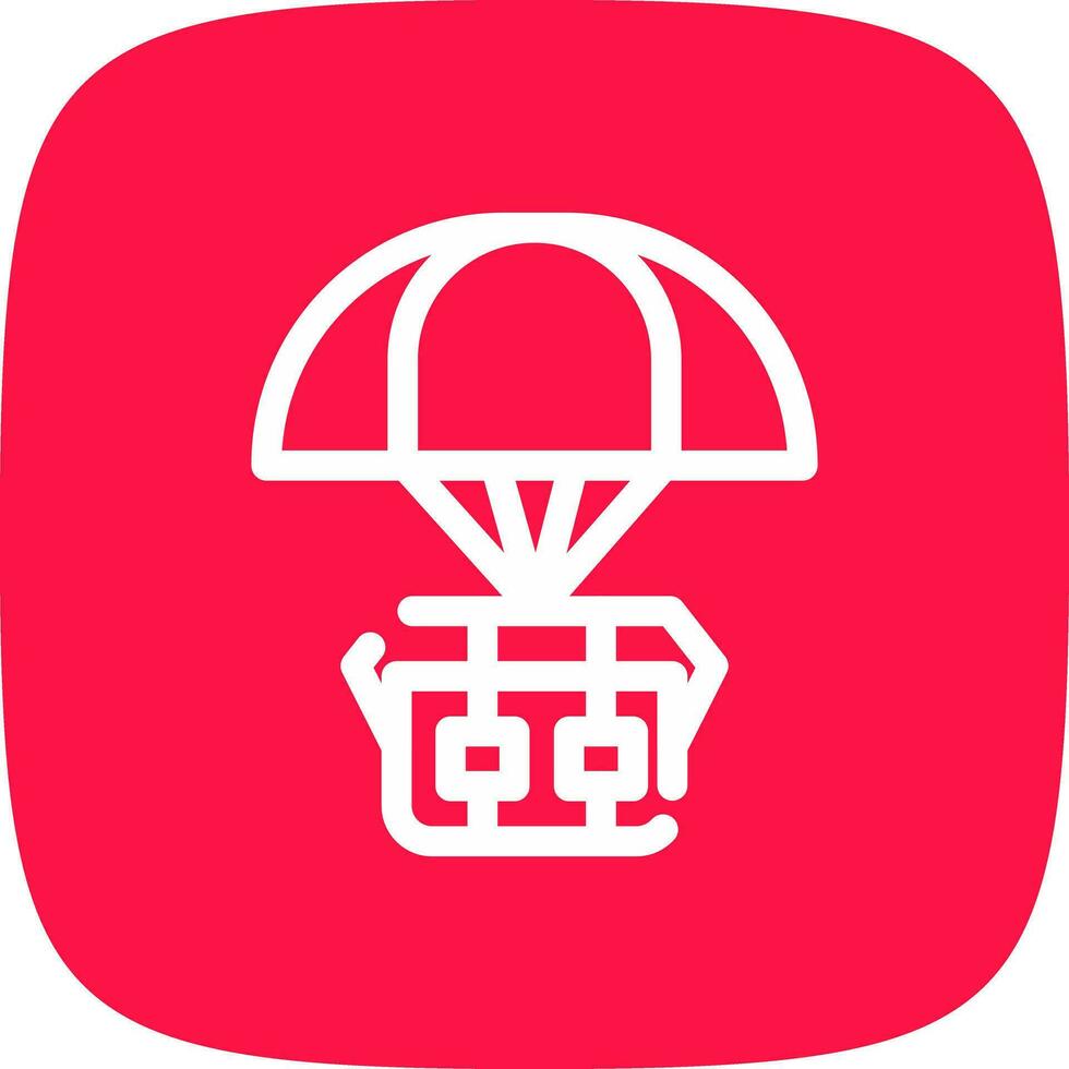 Airdrop Creative Icon Design vector