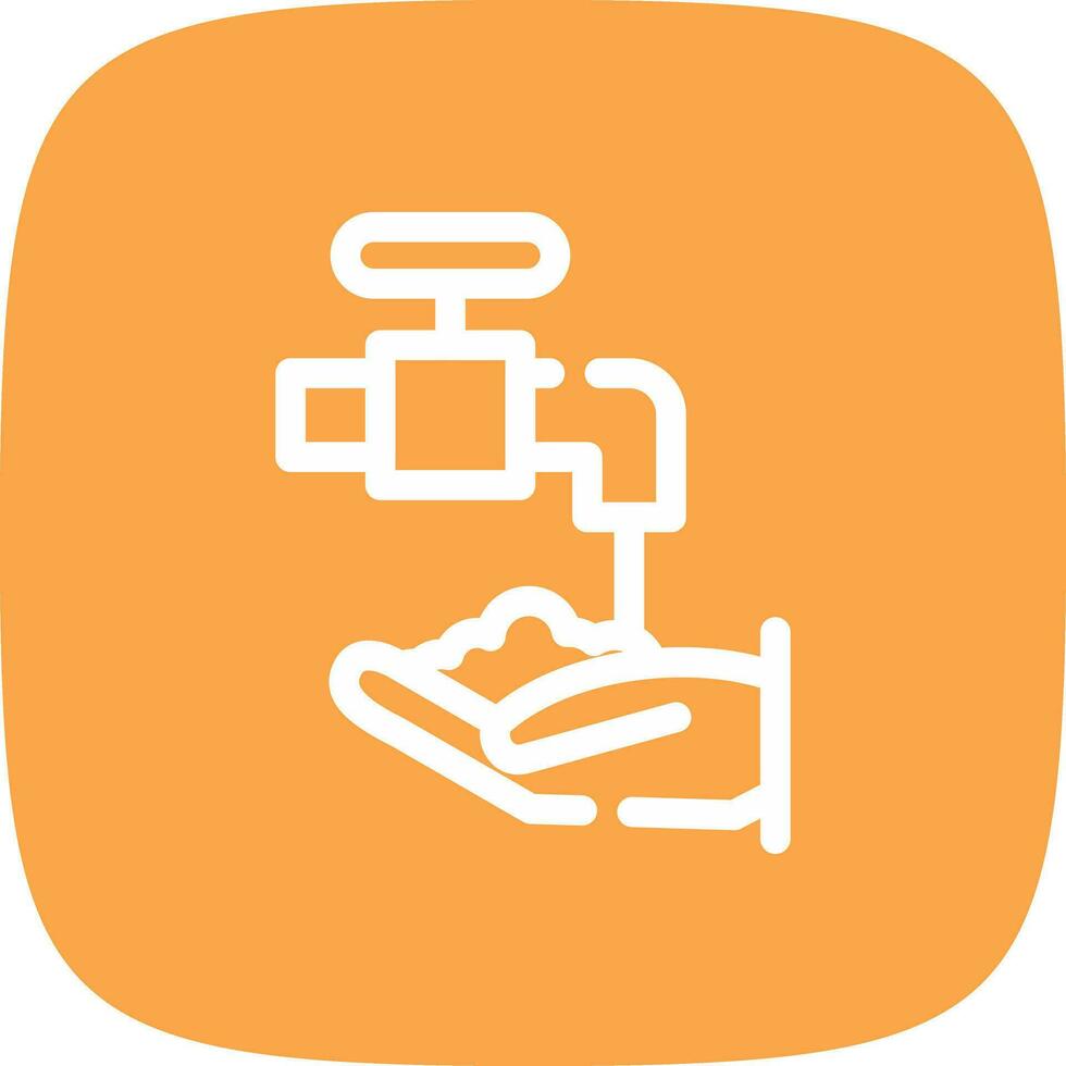 Handwash Creative Icon Design vector