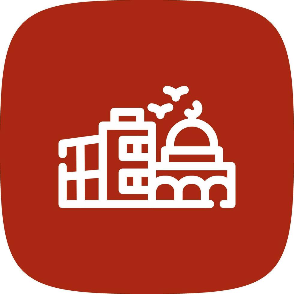 Skyscrapers Creative Icon Design vector