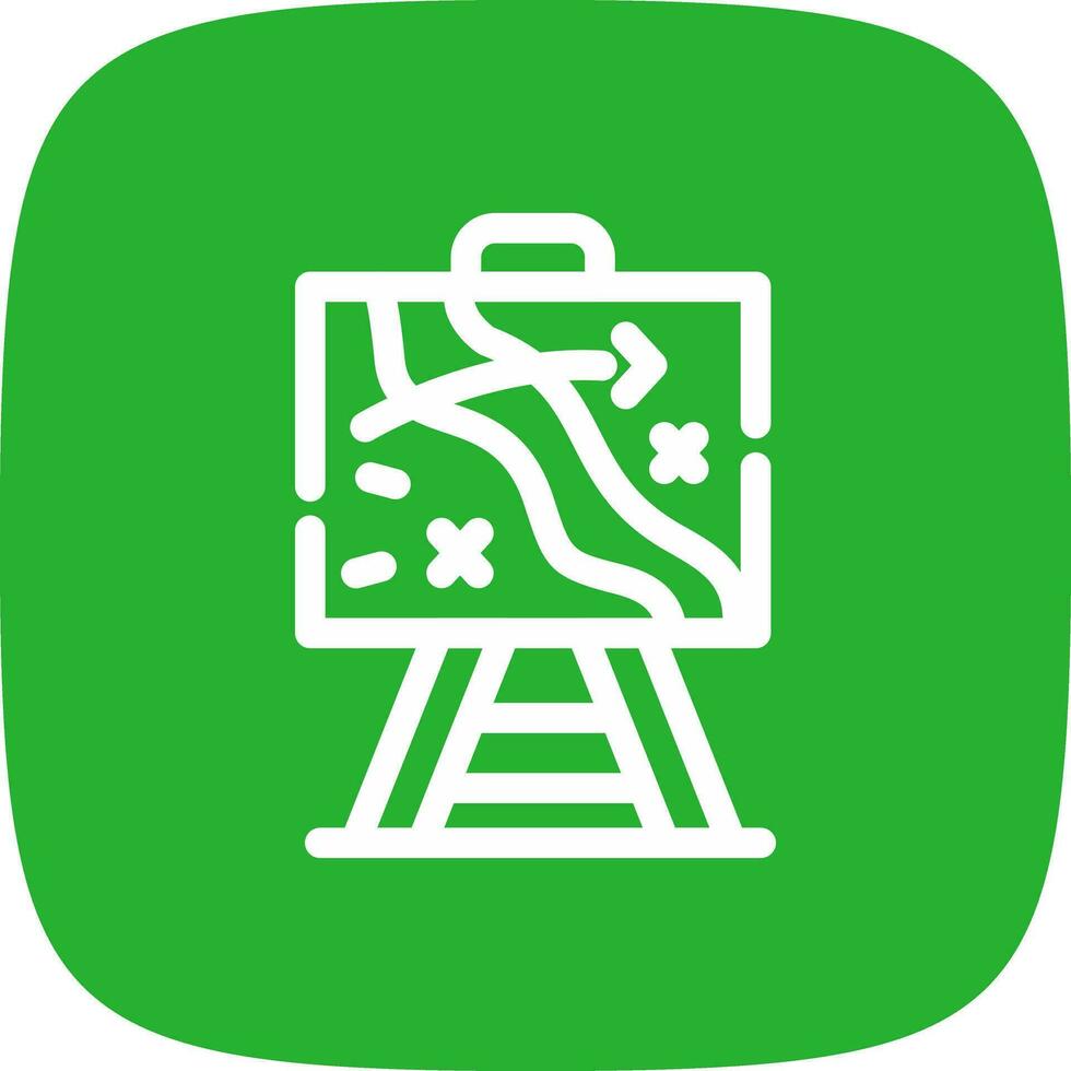 Map Creative Icon Design vector