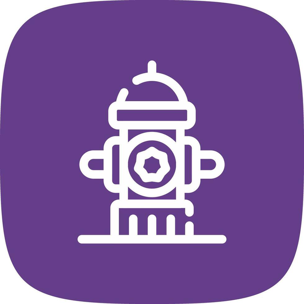 Hydrant Creative Icon Design vector