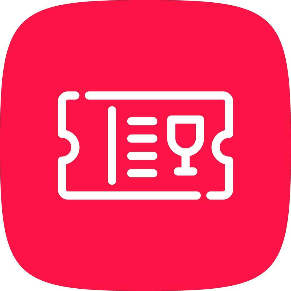 Ticket Creative Icon Design vector