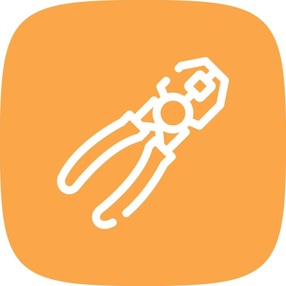 Joint Pliers Creative Icon Design vector