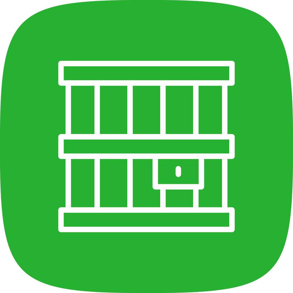Jail Creative Icon Design vector