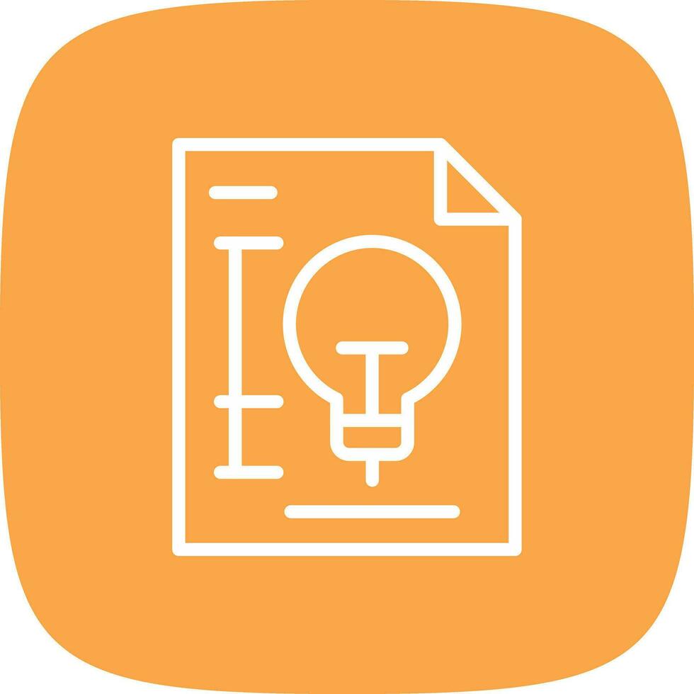Patent Creative Icon Design vector