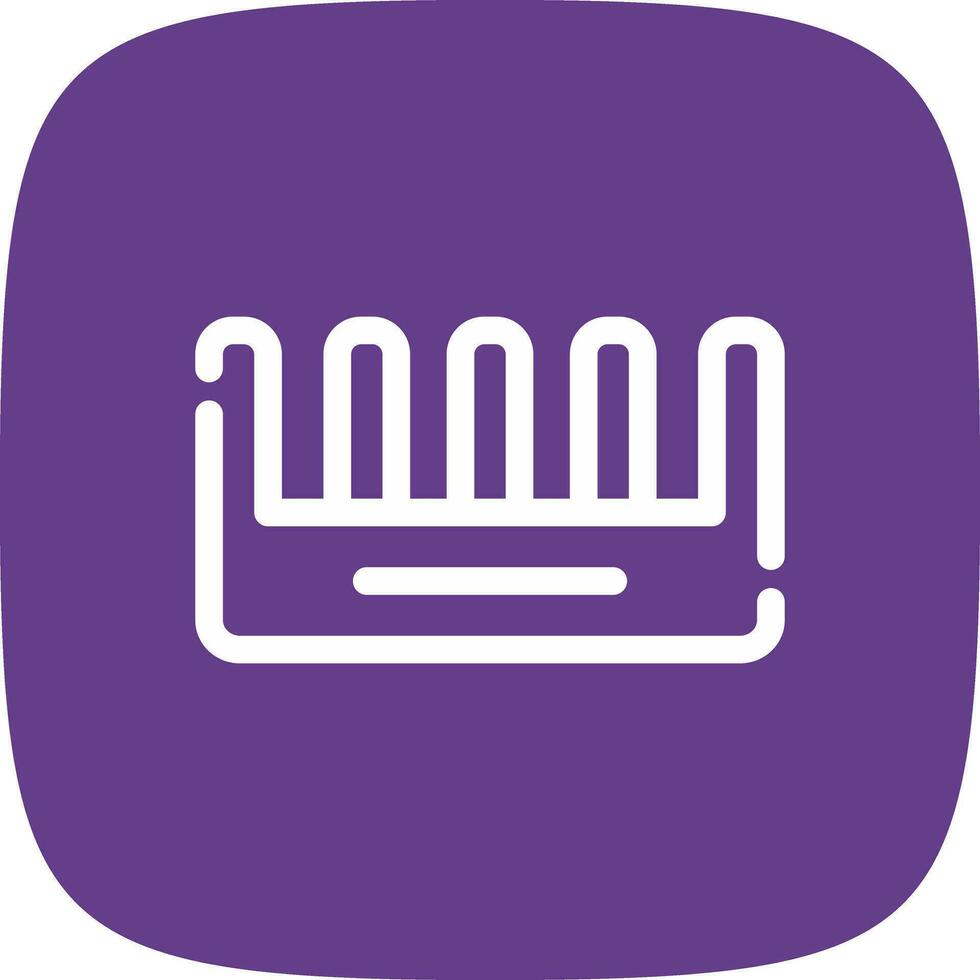 Comb Creative Icon Design vector