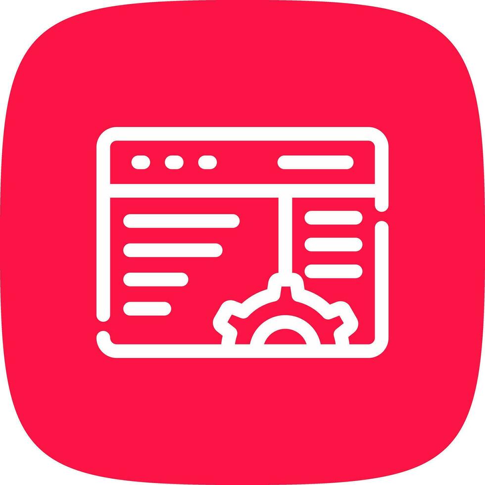 Browser Creative Icon Design vector