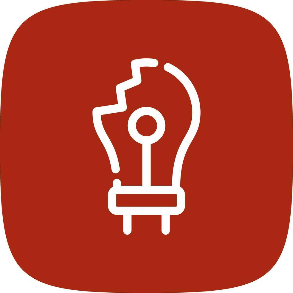 Bulb Creative Icon Design vector