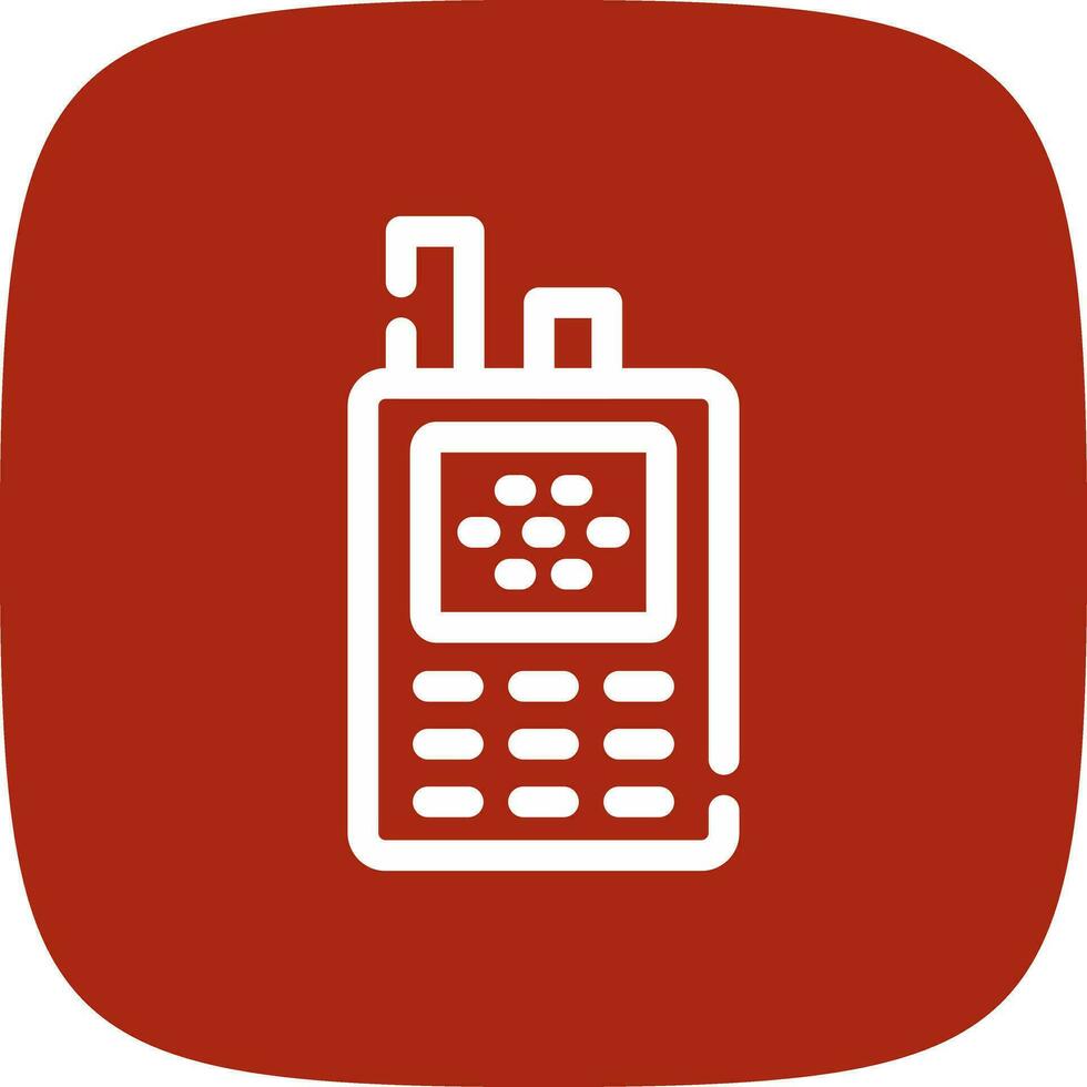 Walkie Talkie Creative Icon Design vector