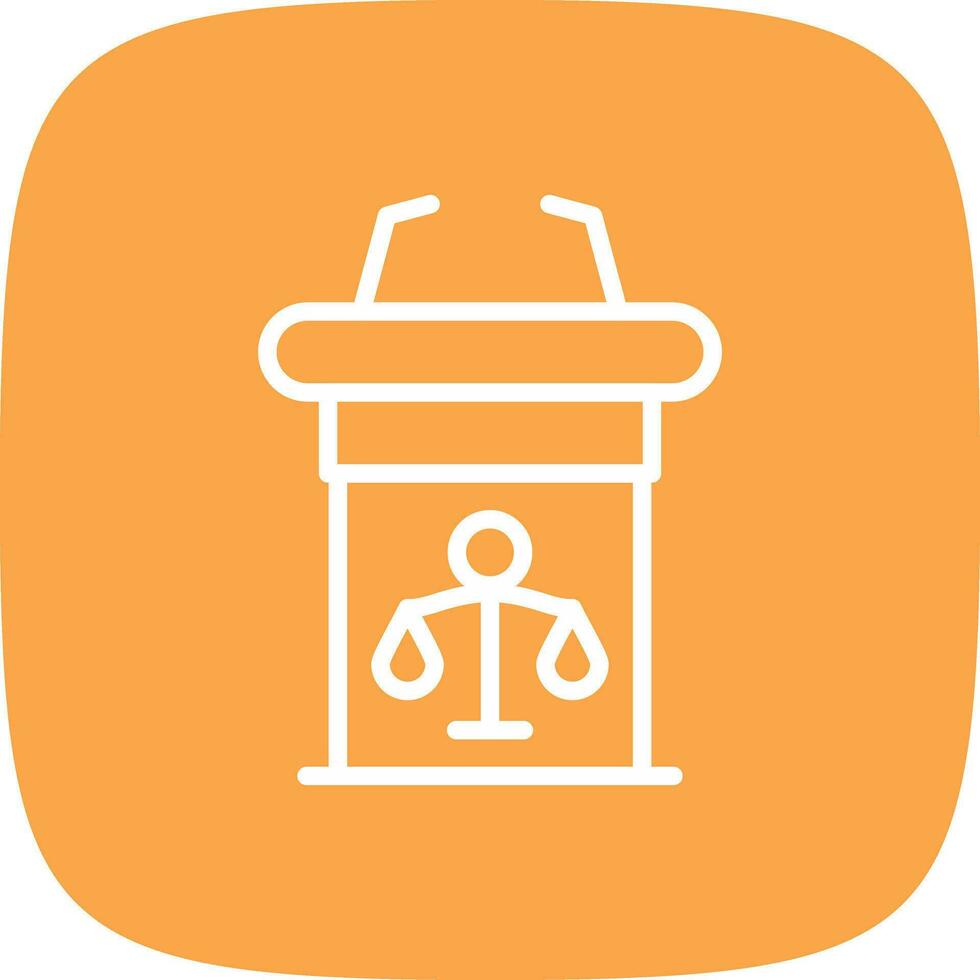 Tribune Creative Icon Design vector