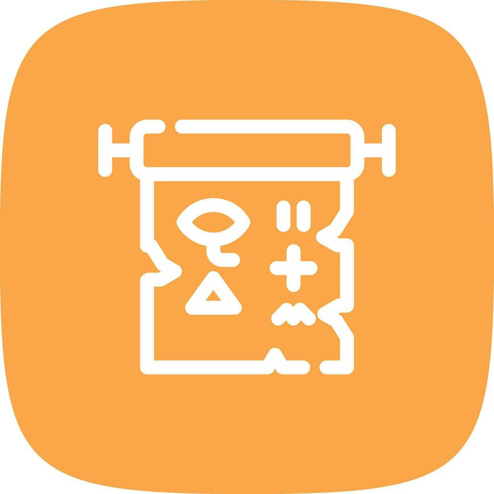 Hieroglyph Creative Icon Design vector