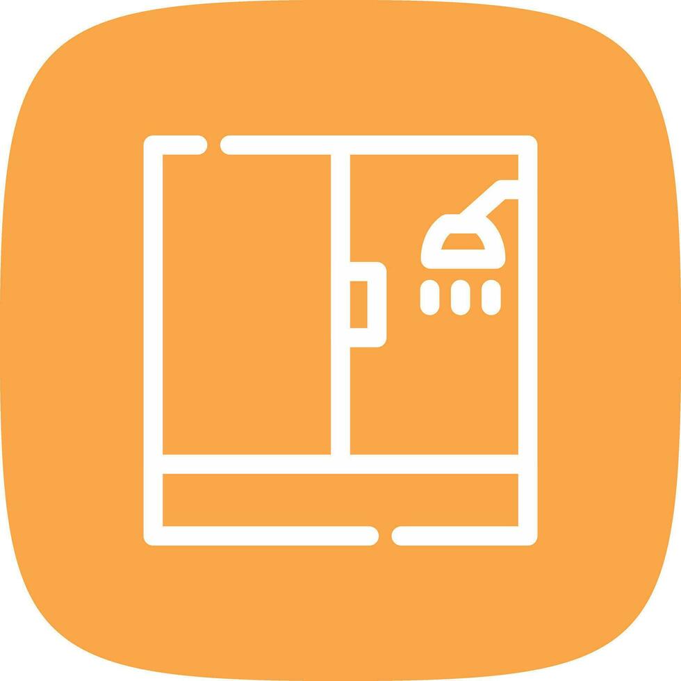 Shower Creative Icon Design vector