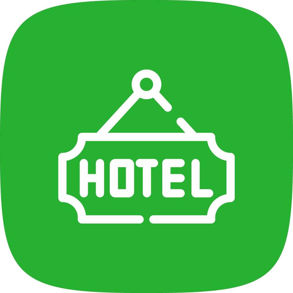 Hotel Creative Icon Design vector