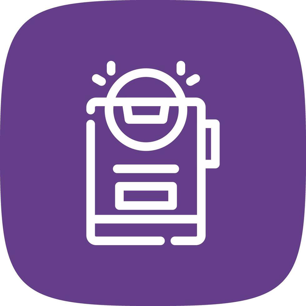 Light Creative Icon Design vector