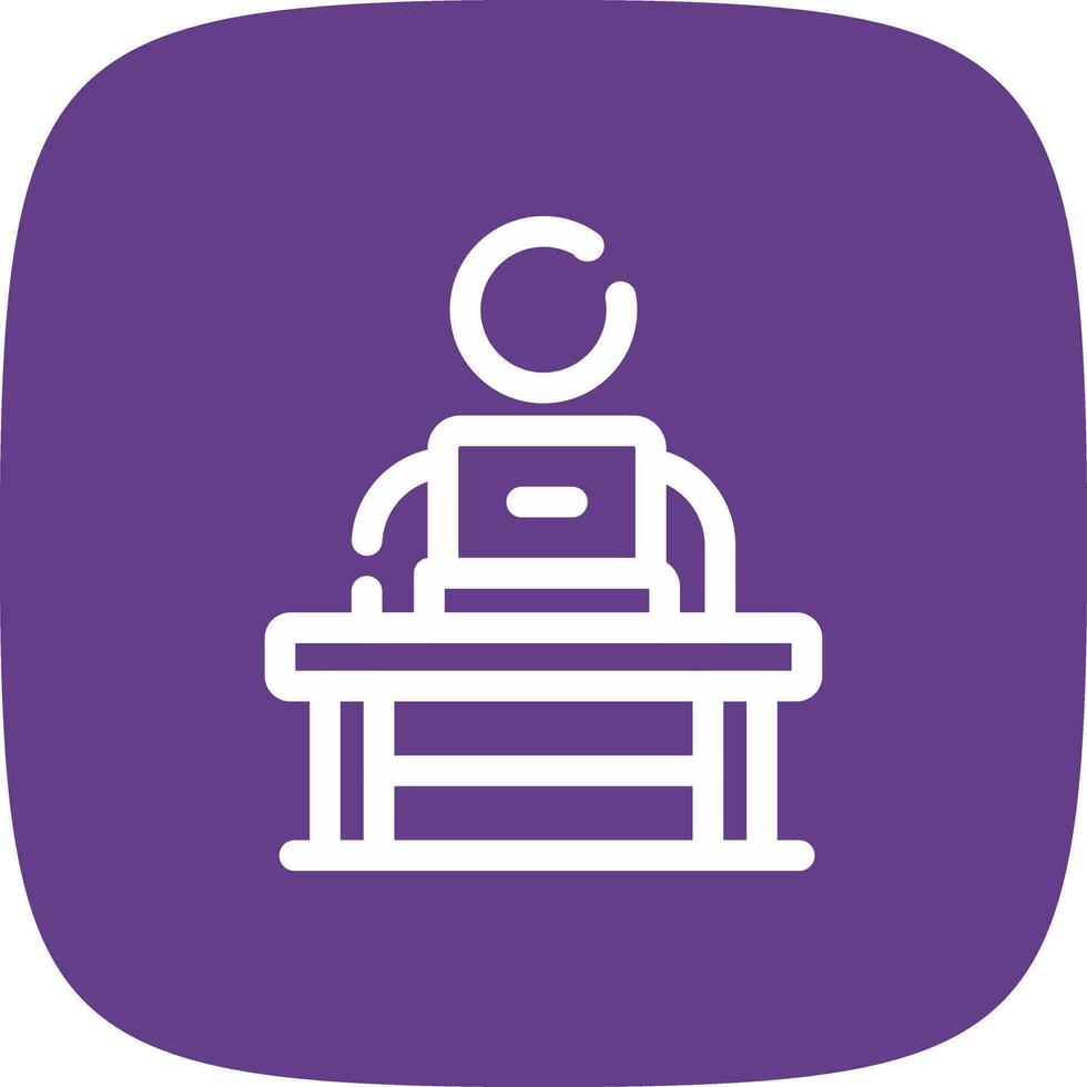 Work From Home Creative Icon Design vector