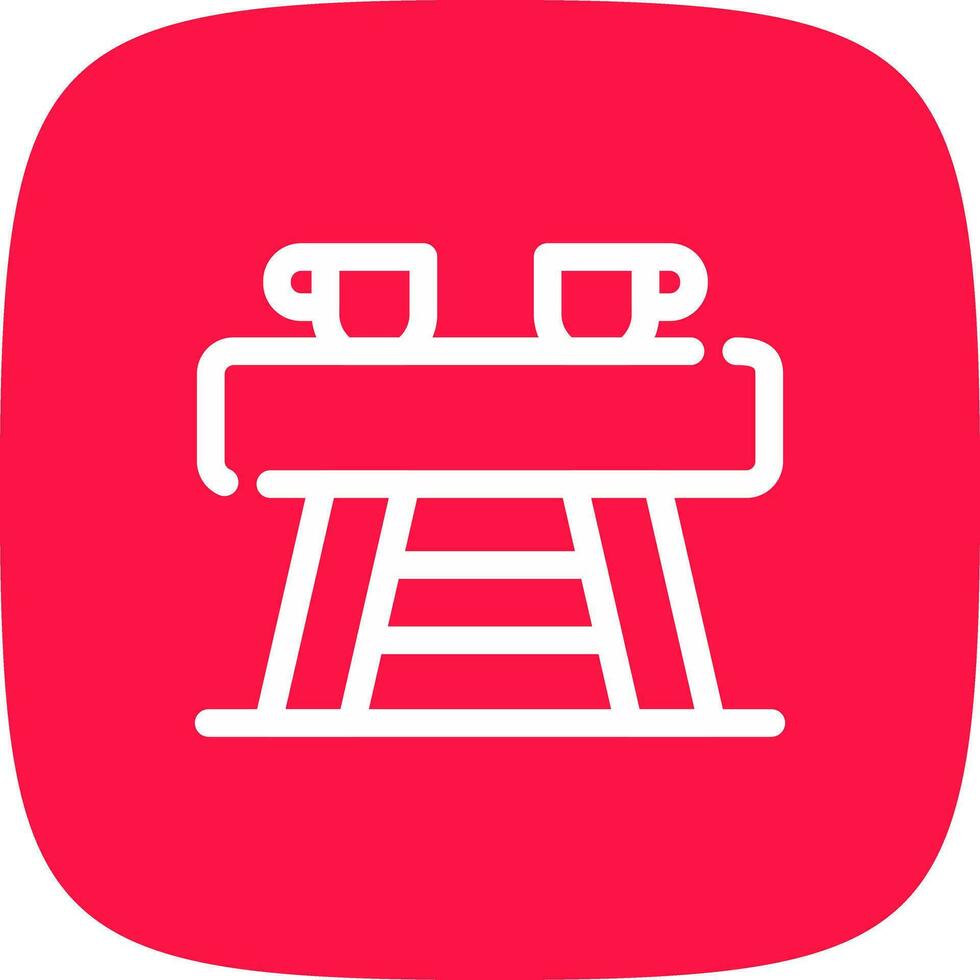 Coffee Table Creative Icon Design vector