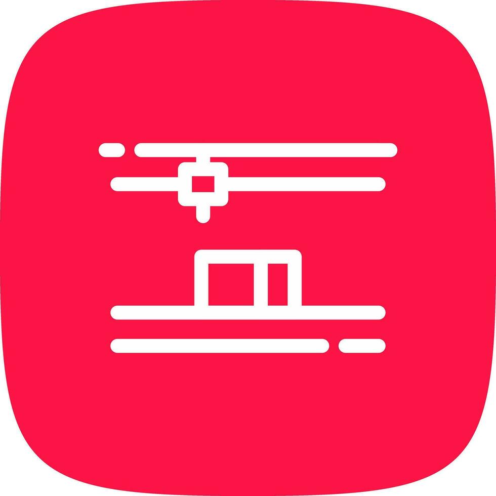 3D Printing Creative Icon Design vector