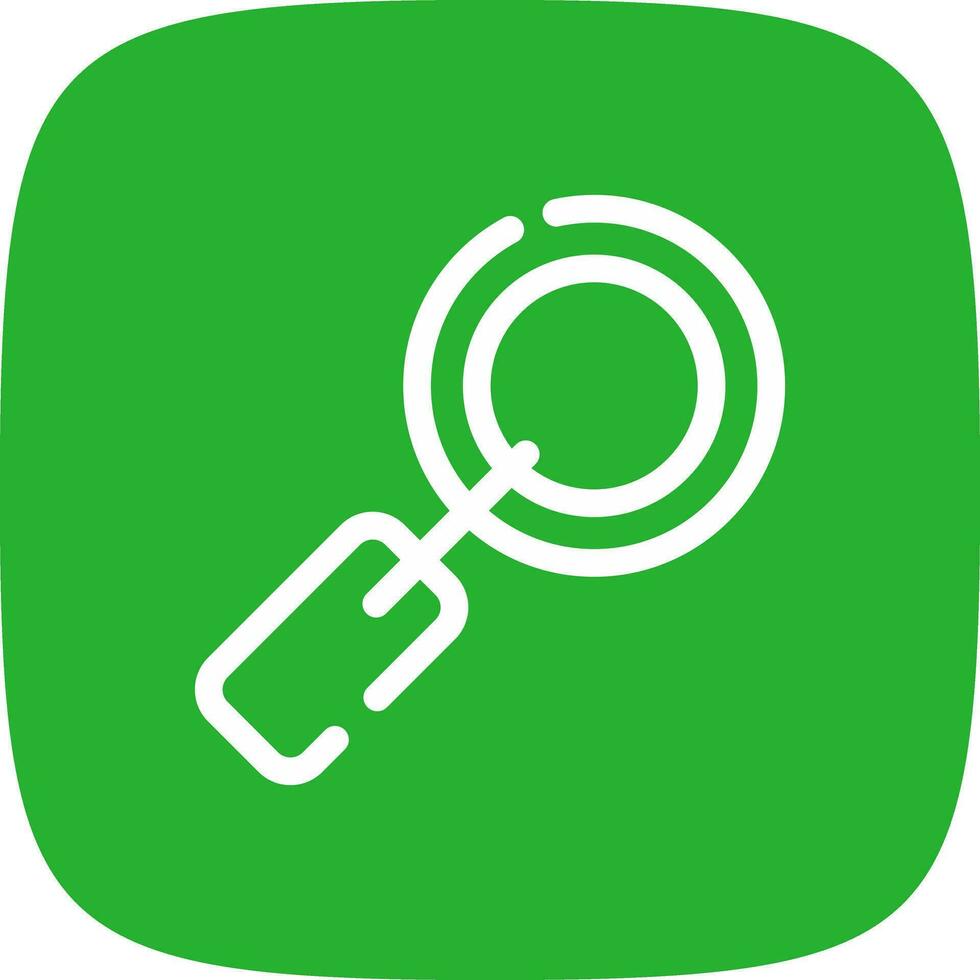 Magnifying Glass Creative Icon Design vector