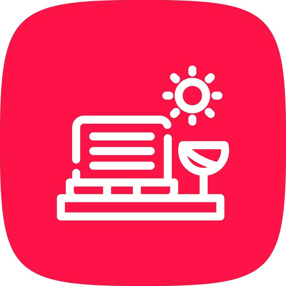 Digital Nomad Creative Icon Design vector