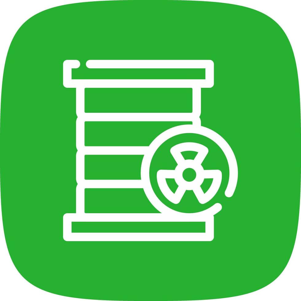 Toxic Waste Creative Icon Design vector