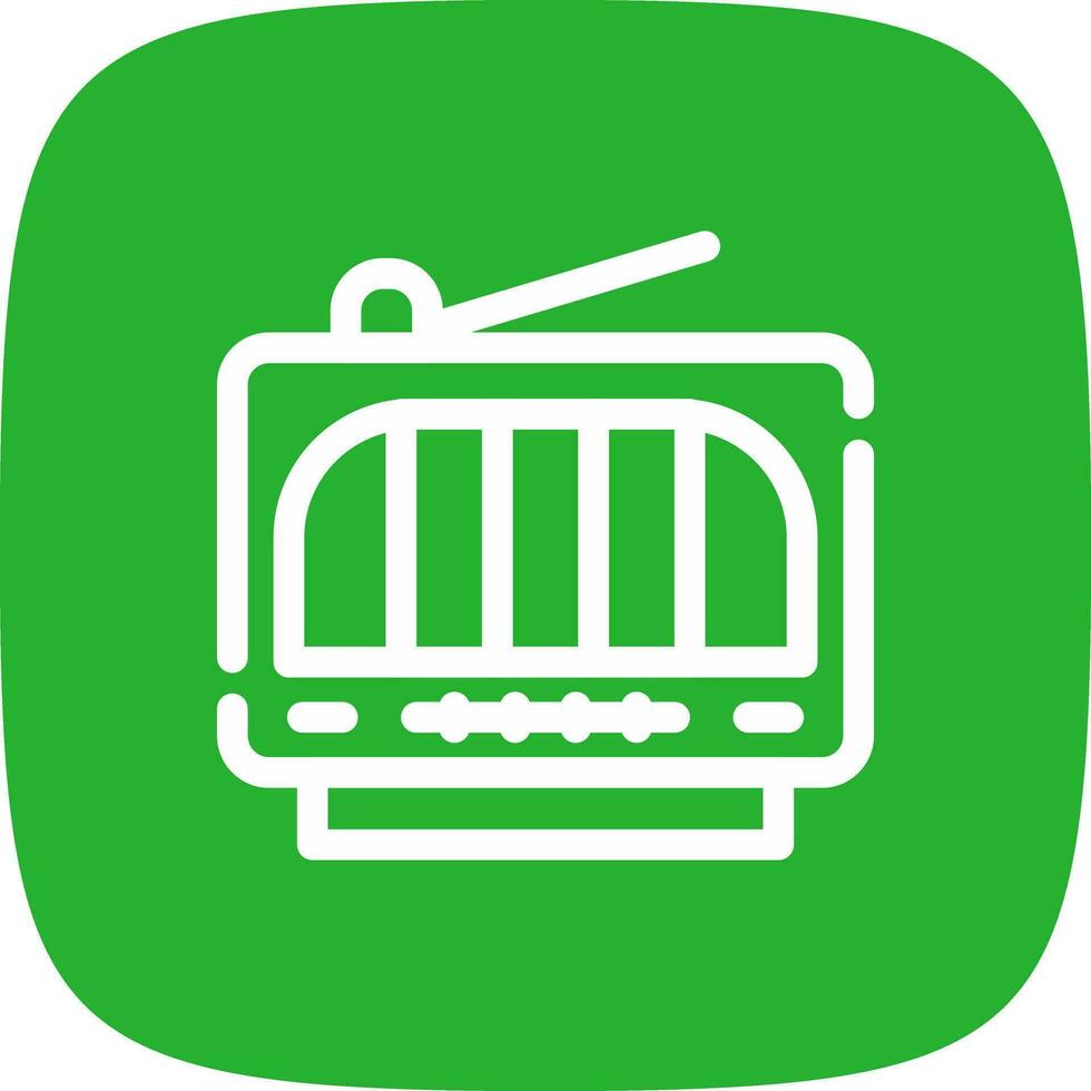 Radio Creative Icon Design vector