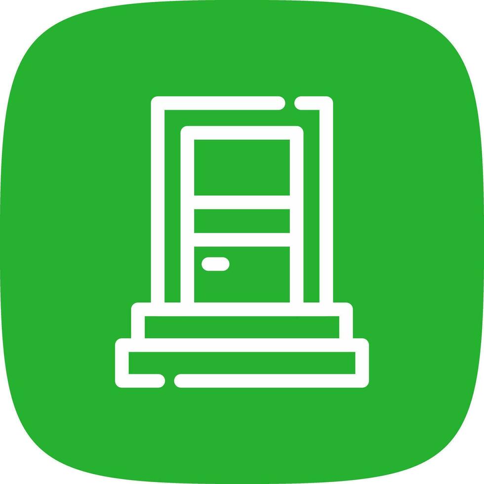 Door Creative Icon Design vector