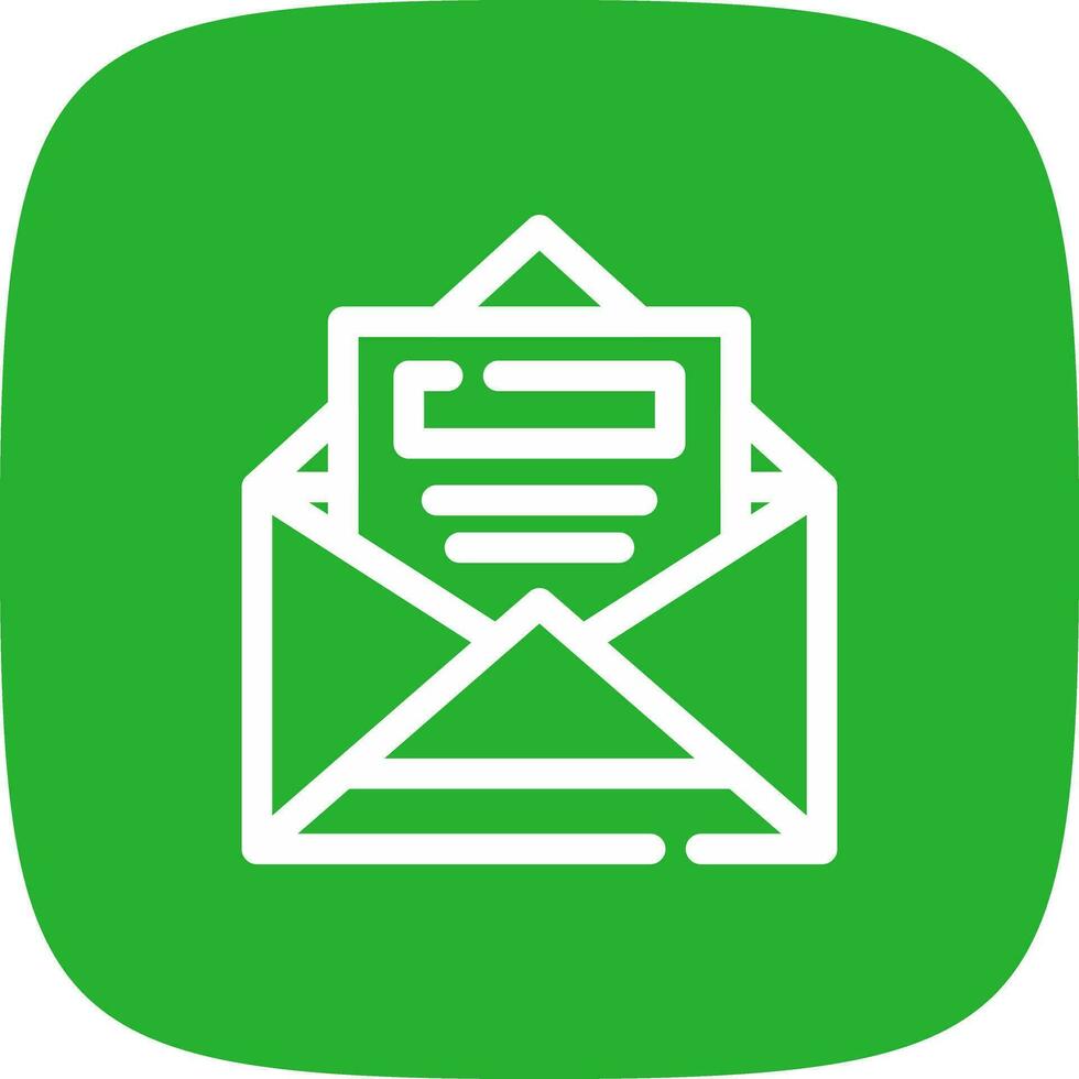 Open Email Creative Icon Design vector