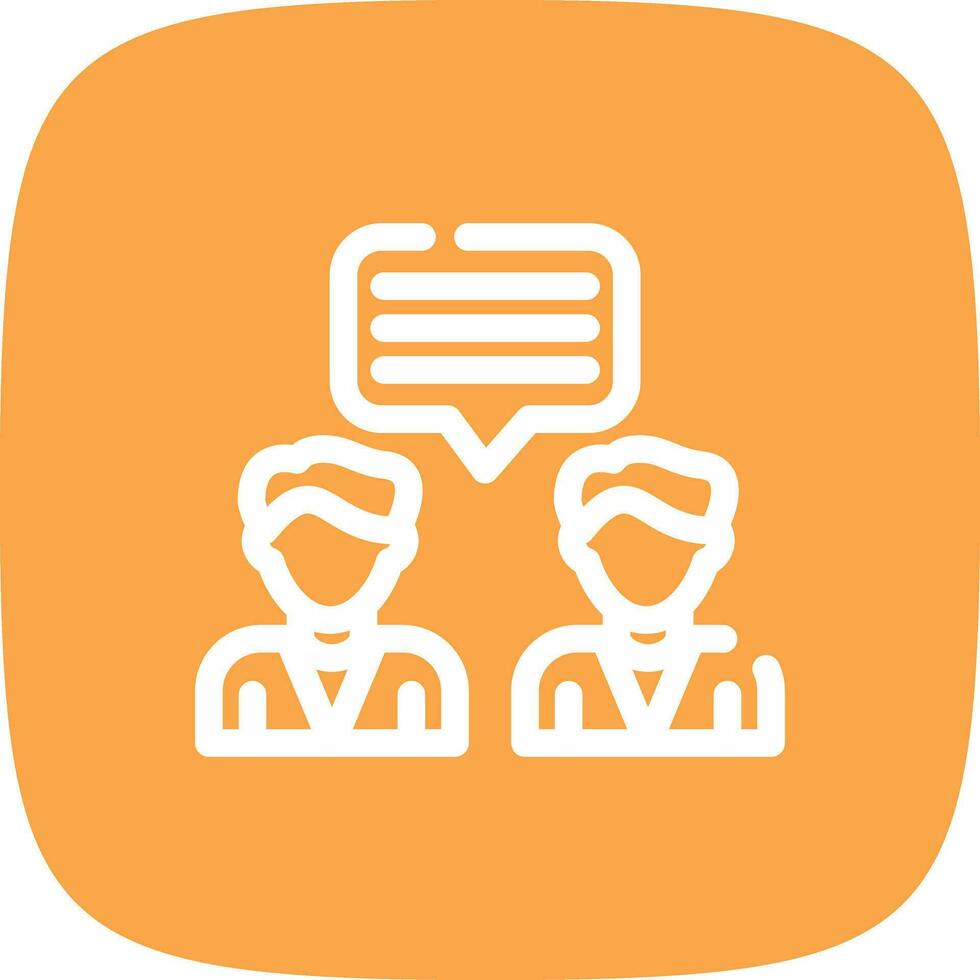 Dialogue Creative Icon Design vector