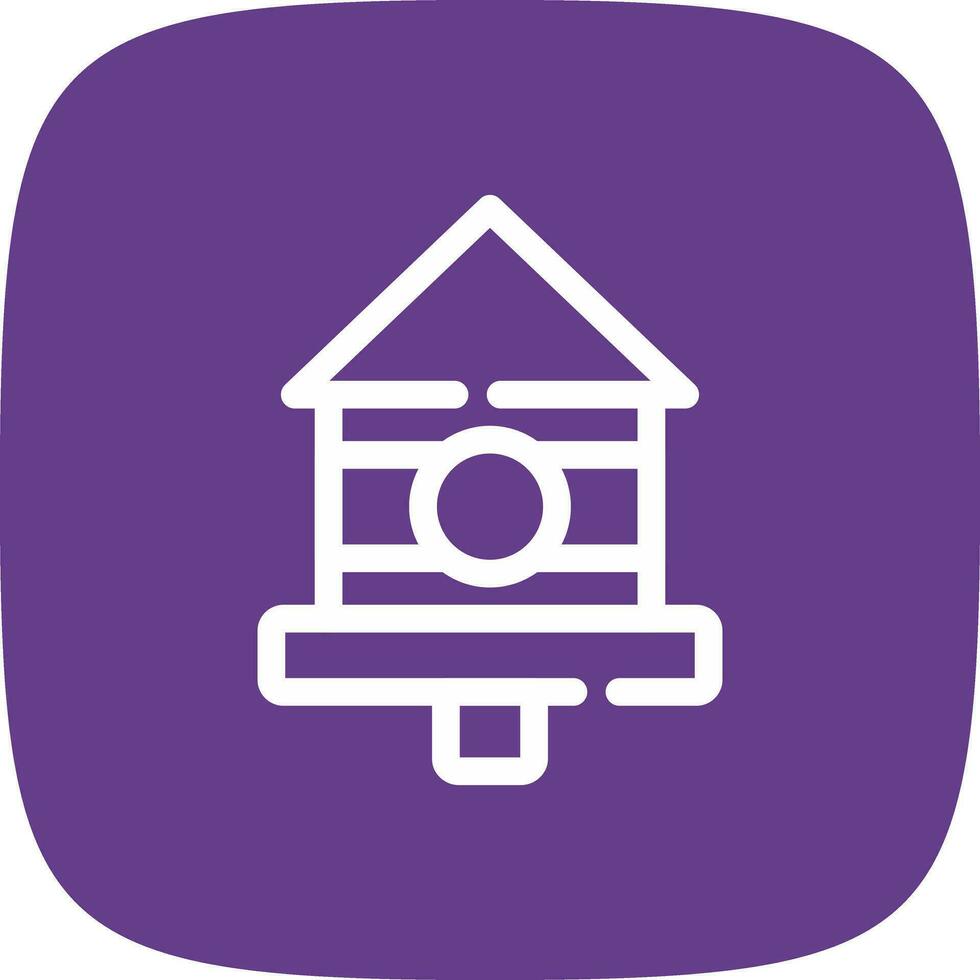 Birdhouse Creative Icon Design vector