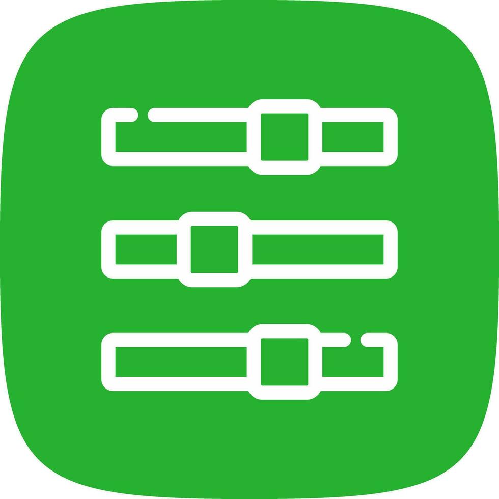 Sliders Creative Icon Design vector