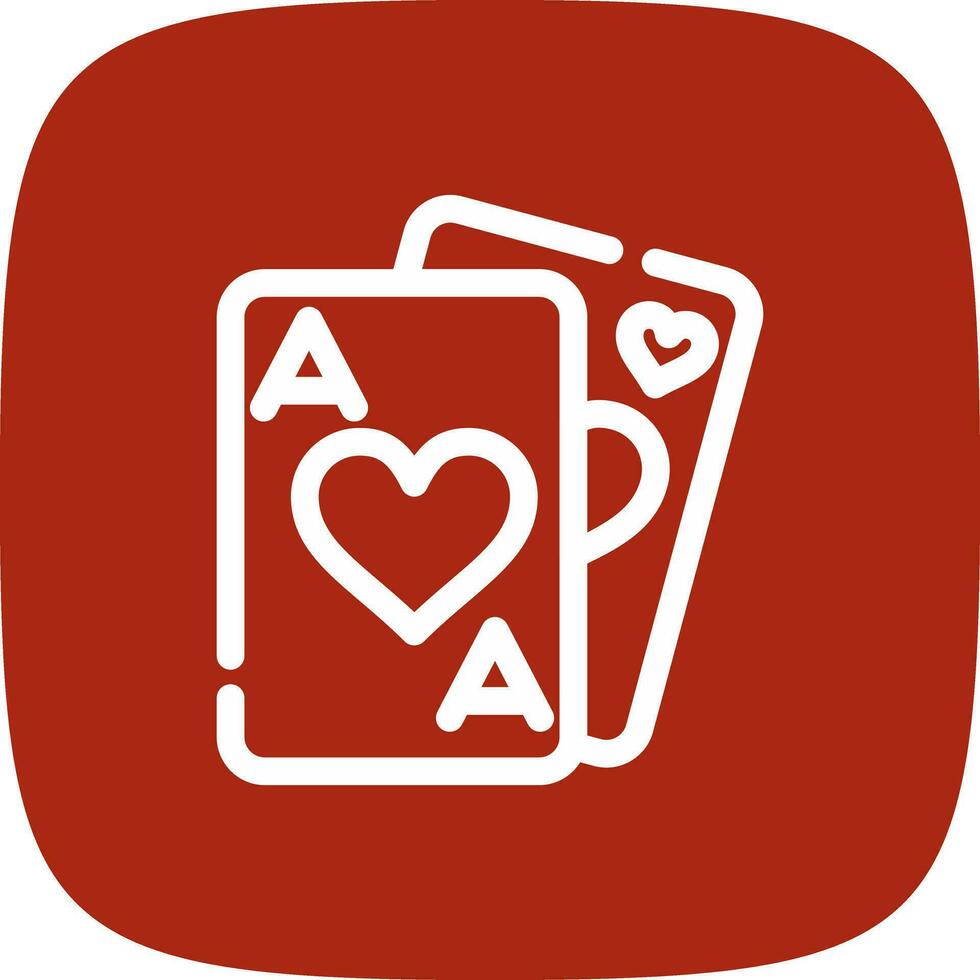 Playing Cards Creative Icon Design vector