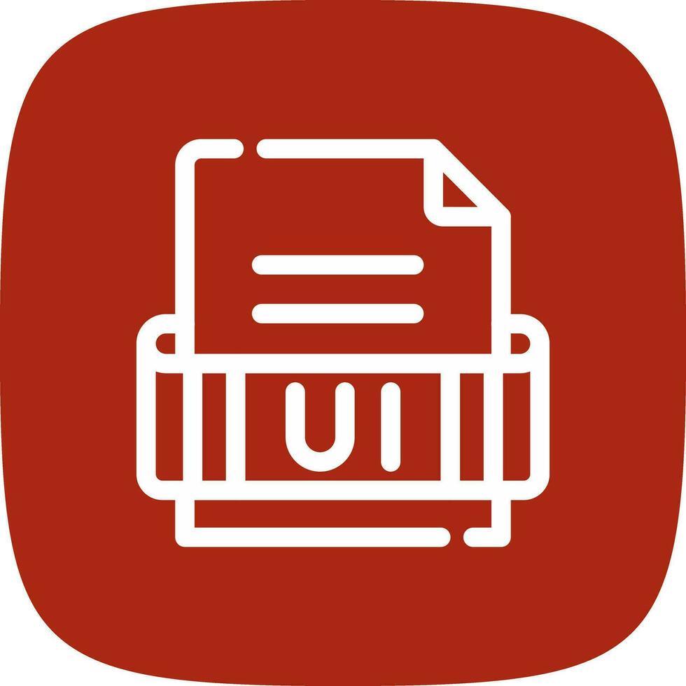 Ui Format Creative Icon Design vector