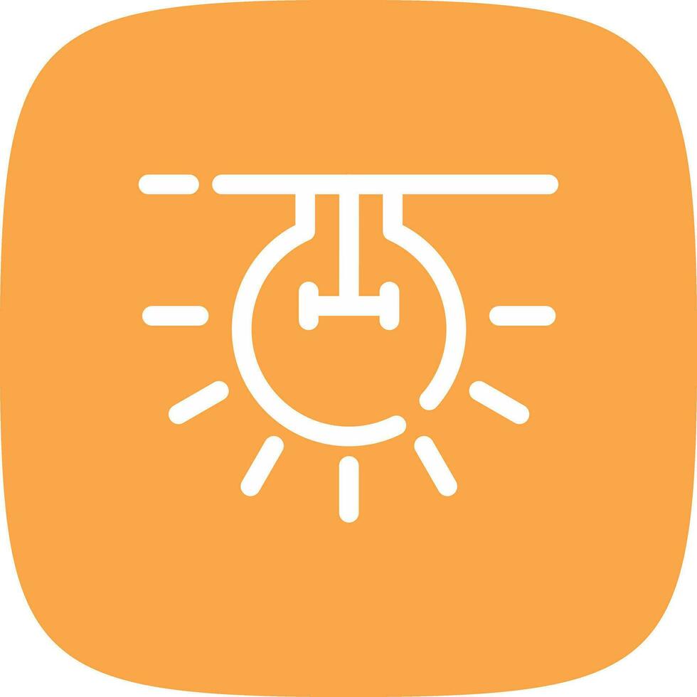 Light Bulb Creative Icon Design vector